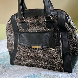 Cole Haan bag - leather and fur